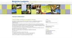 Desktop Screenshot of bergische-landpartie.de
